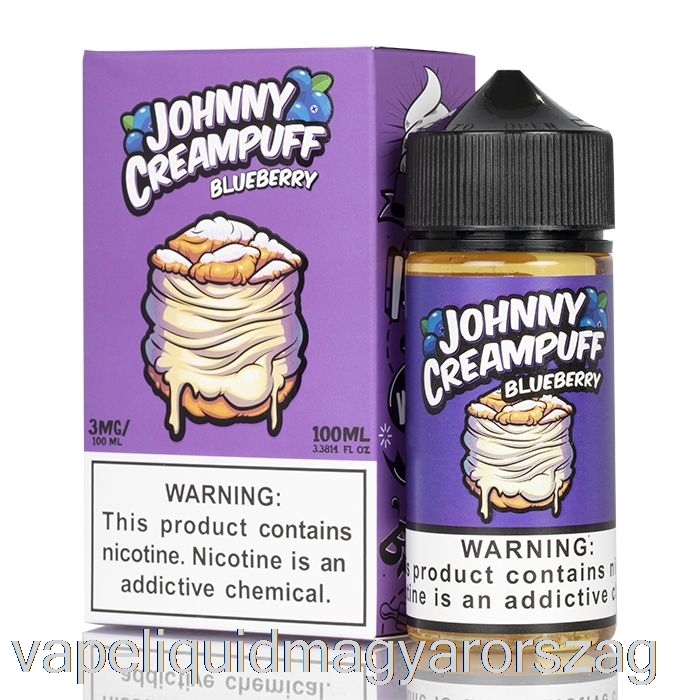 áfonya - Johnny Creampuff - 100ml 0mg Vape Toll